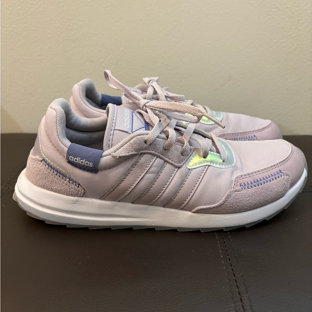 Adidas Retrorun Running Shoes Mauve/Orbit Violet Women Size 7 1/2 - Picture 2 of 7